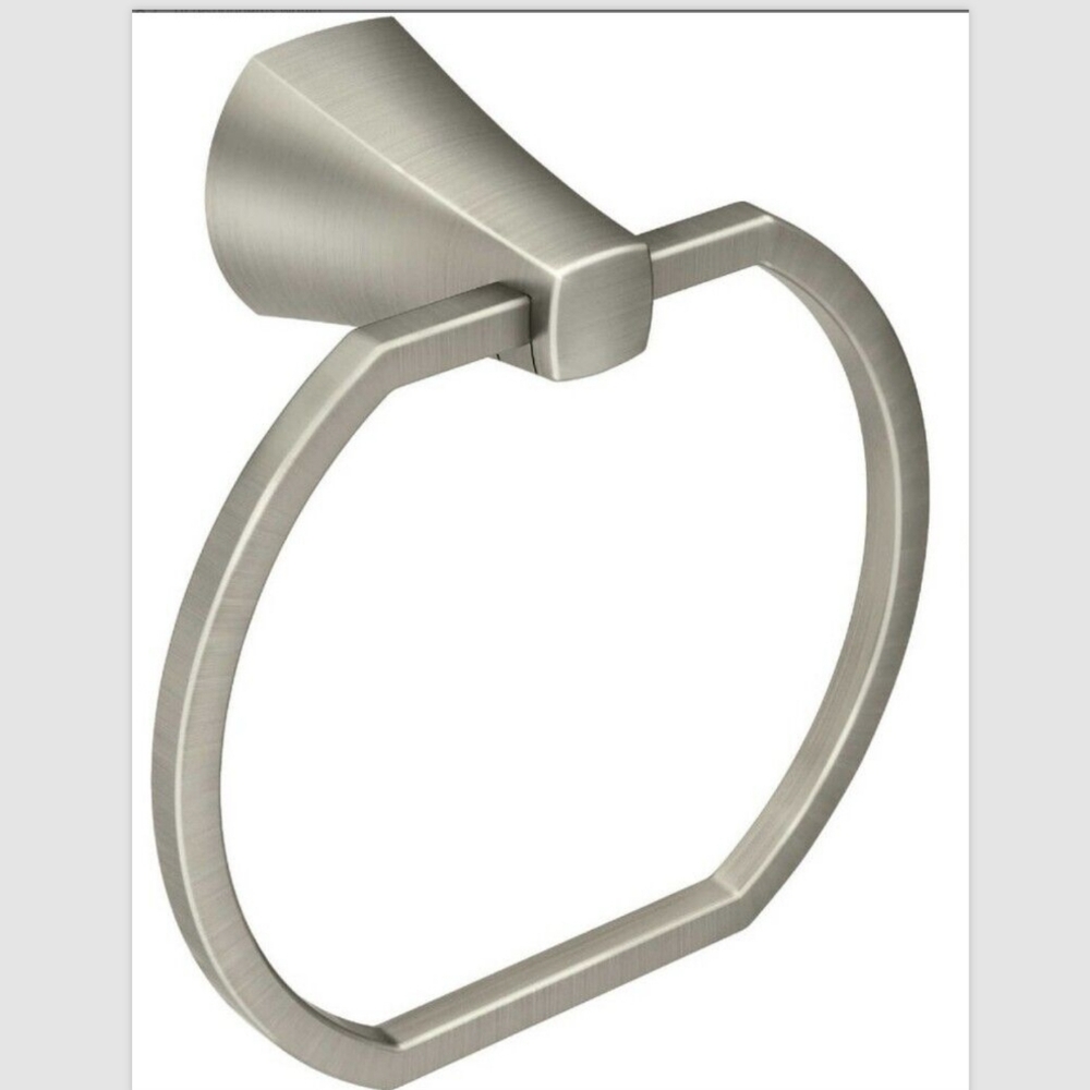 Moen Lindor Spot Resist Chrome Towel Ring MY8786BN - Picture 3 of 3